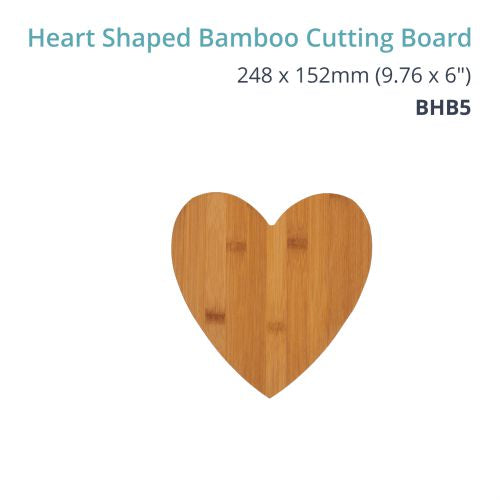 Heart Shaped Cutting Board 248 x 152mm