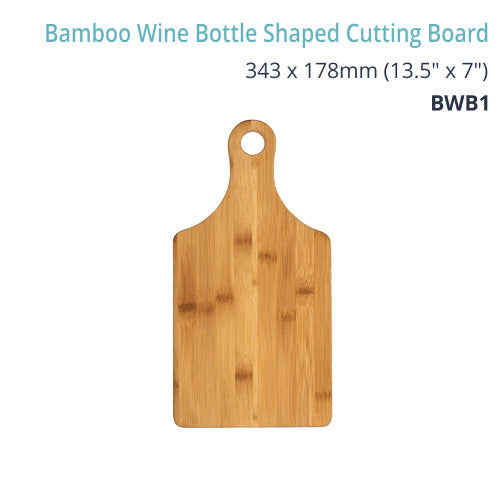 Bottle Shaped Cutting Board 343 x 178mm