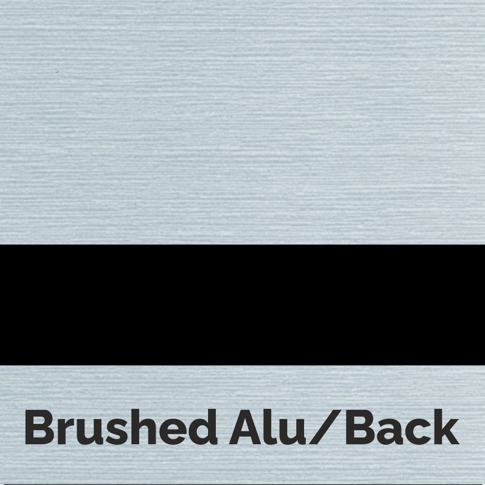 Laserables II BRUSHED ALUMINIUM/BLACK