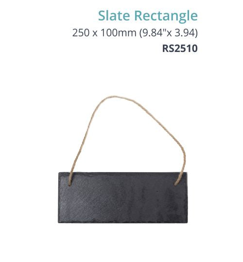 Slate Rectangle 250 x 100mm