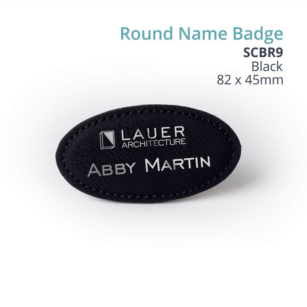 Saddle Gift Collection- ROUND NAME BADGE