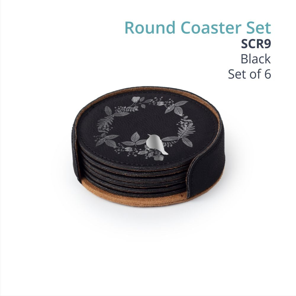 Saddle Gift Collection - ROUND COASTER SET