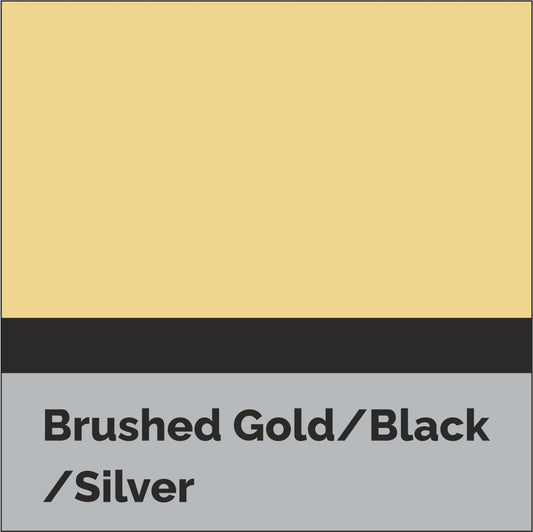 ABET - BRUSHED GOLD/BLACK/SILVER