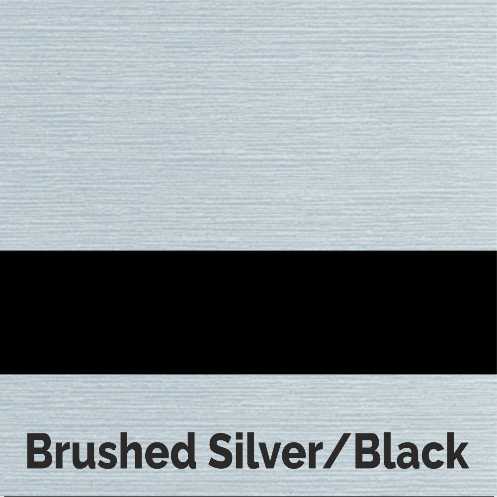Laserables II BRUSHED SLIVER/BLACK