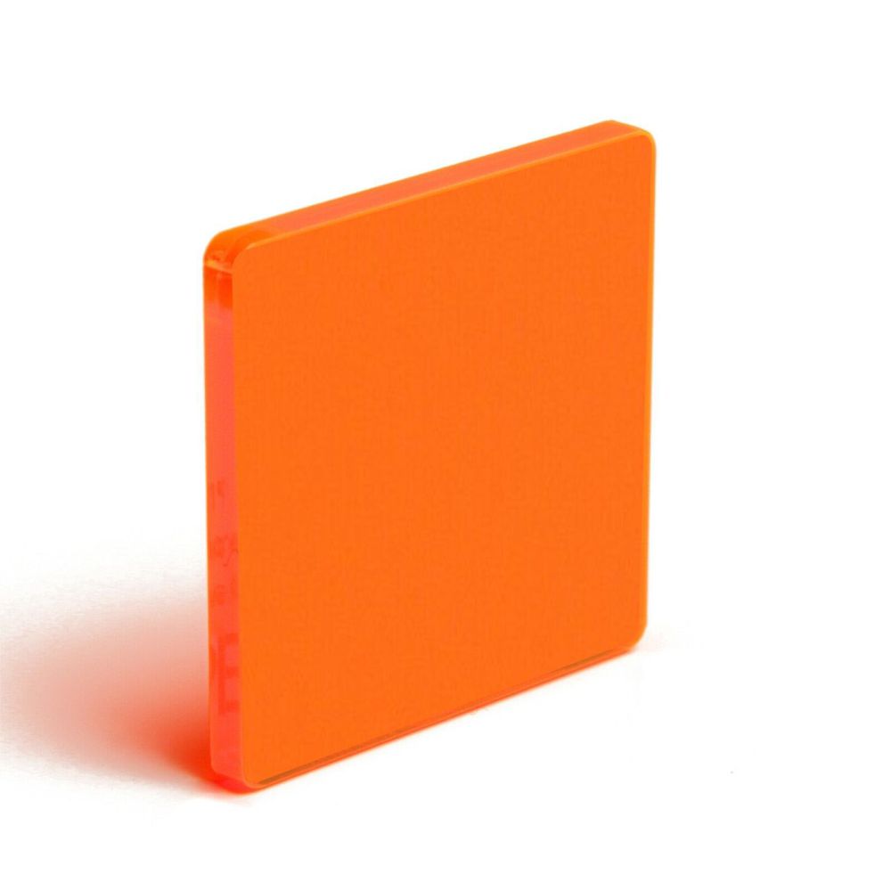 ORANGE Fluorescent Acrylic