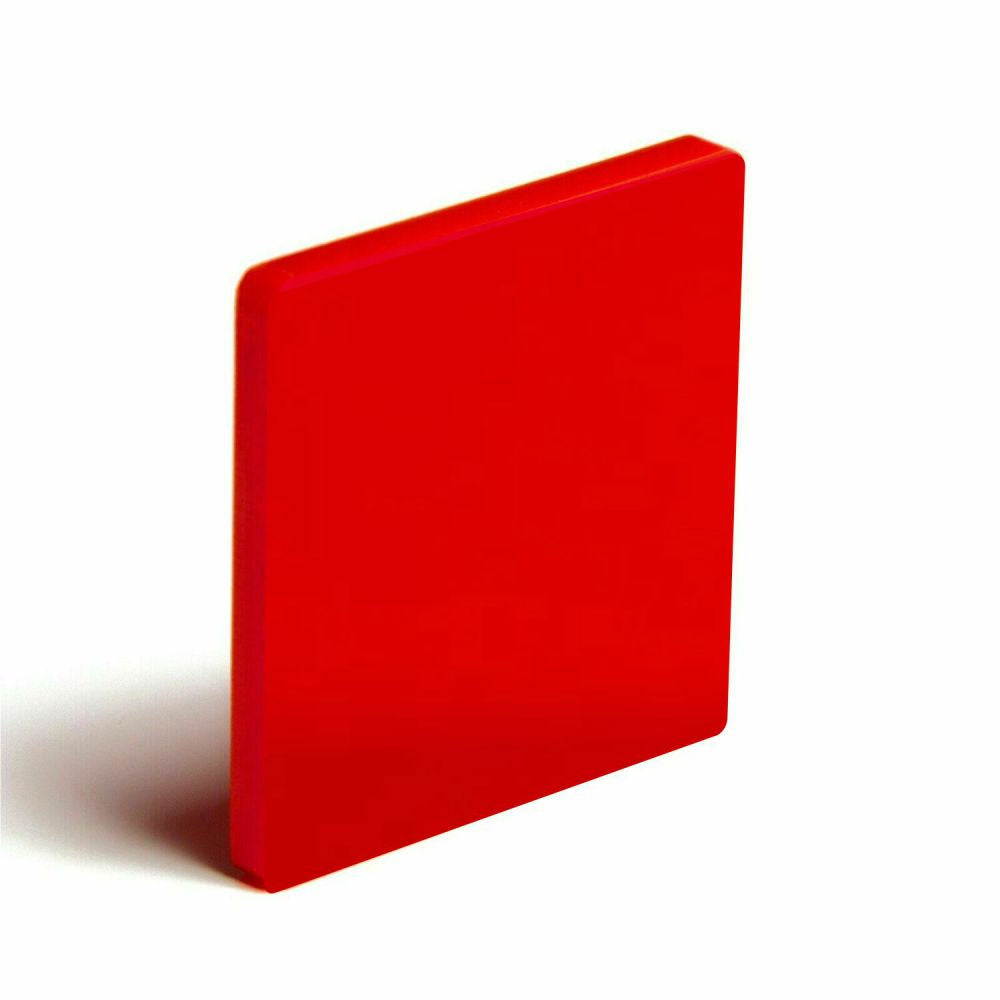 RED Fluorescent Acrylic