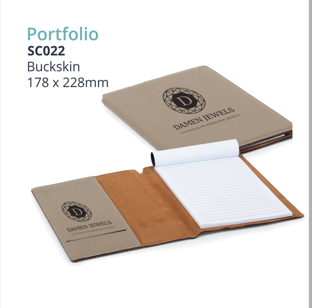 Saddle Gift Collection - LEATHERETTE PORTFOLIO (small)