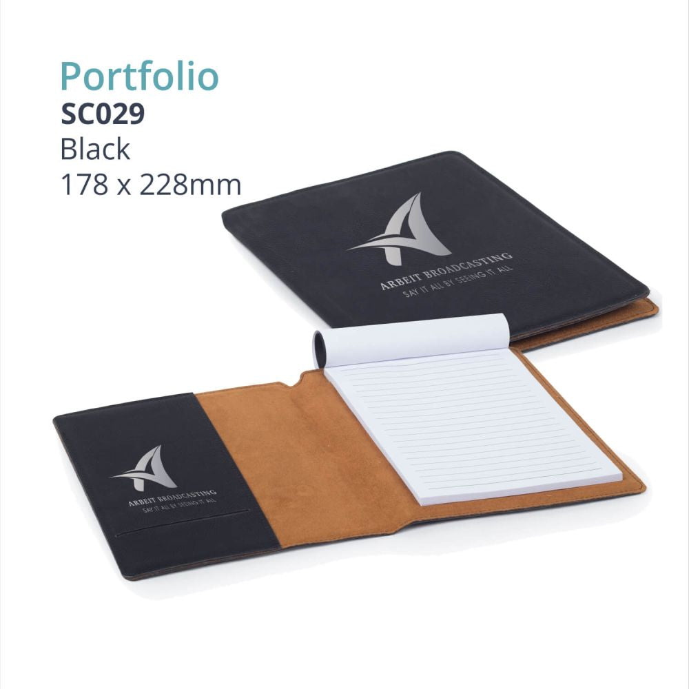 Saddle Gift Collection - LEATHERETTE PORTFOLIO (small)