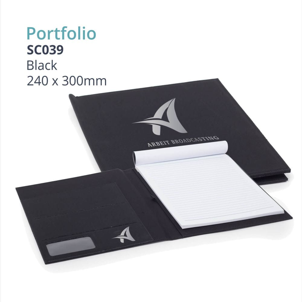 Saddle Gift Collection - LEATHERETTE PORTFOLIO (large)