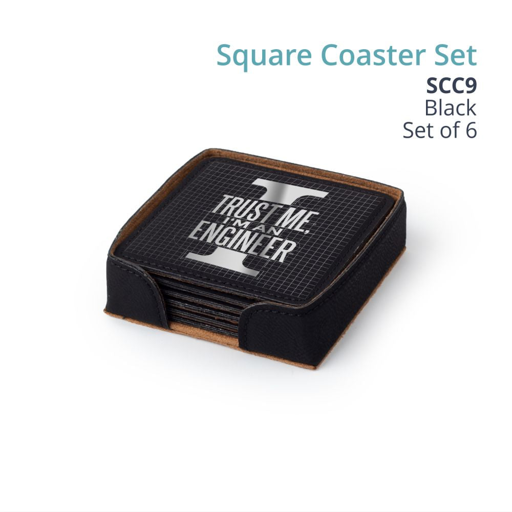 Saddle Gift Collection - SQUARE COASTER SET