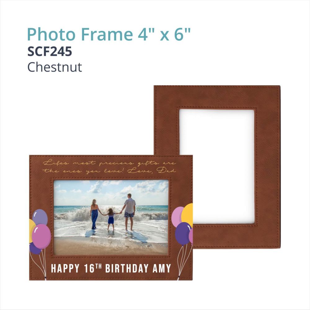 Saddle Gift Collection- PHOTO FRAME 4" x 6"
