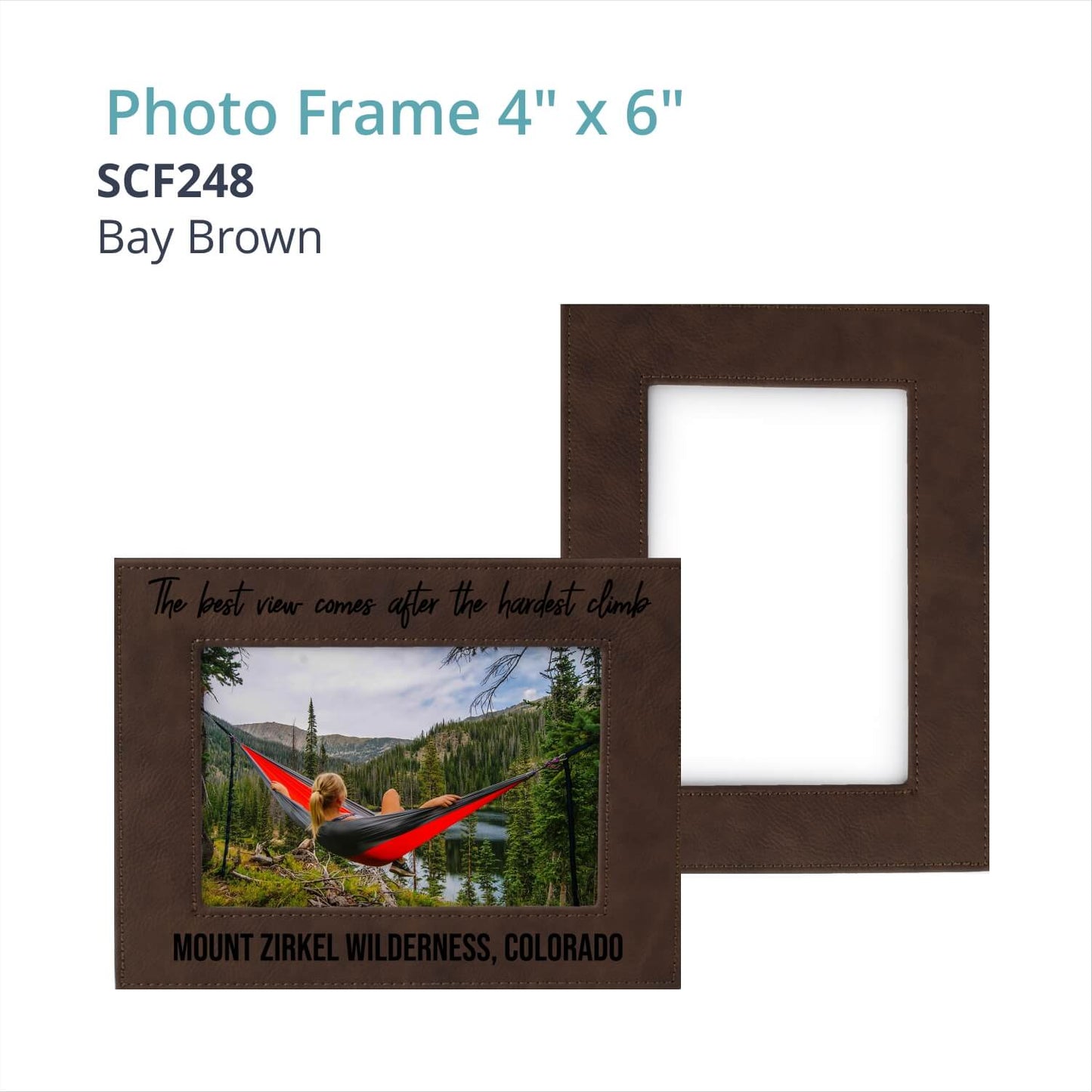 Saddle Gift Collection- PHOTO FRAME 4" x 6"
