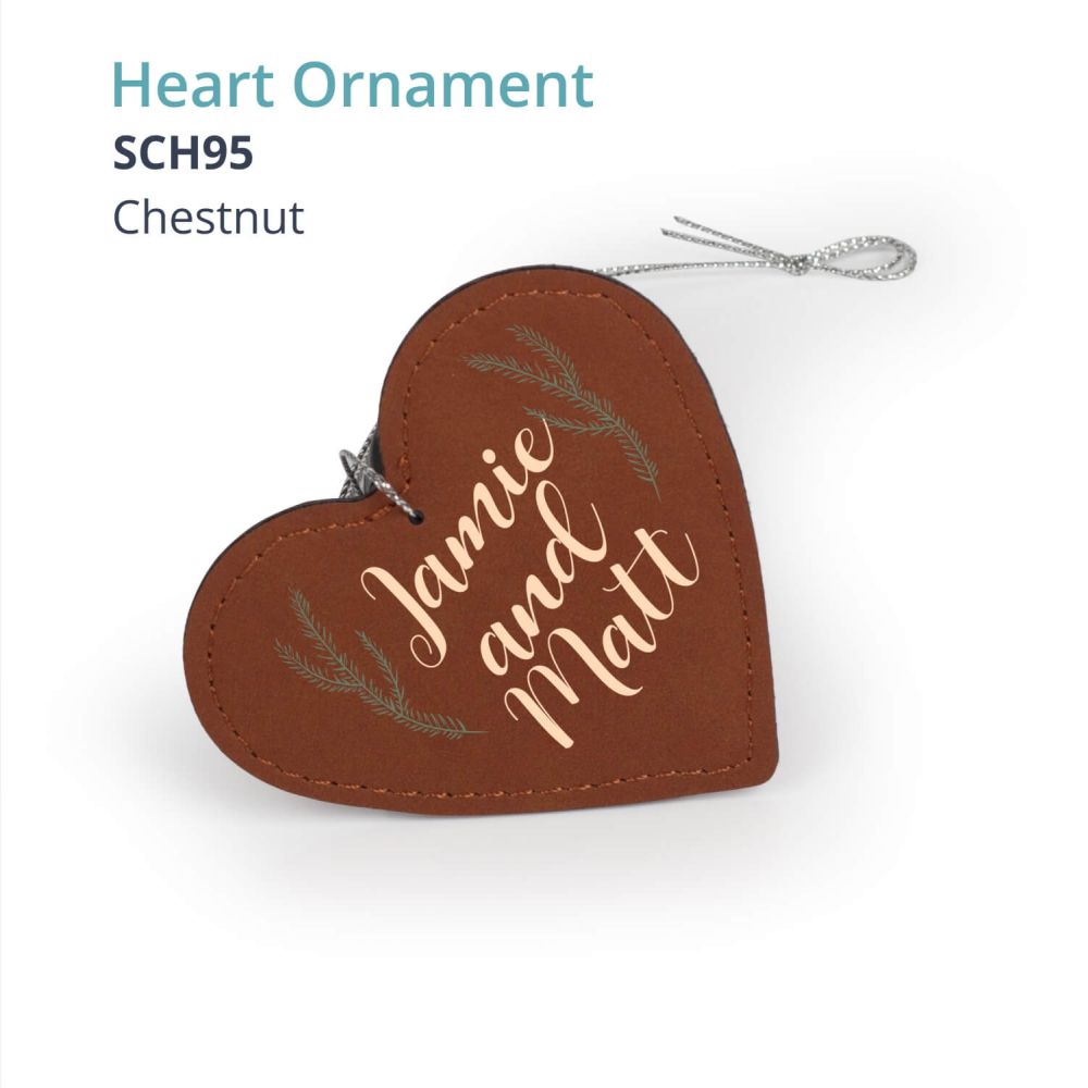Saddle Gift Collection- HEART SHAPED ORNAMENT