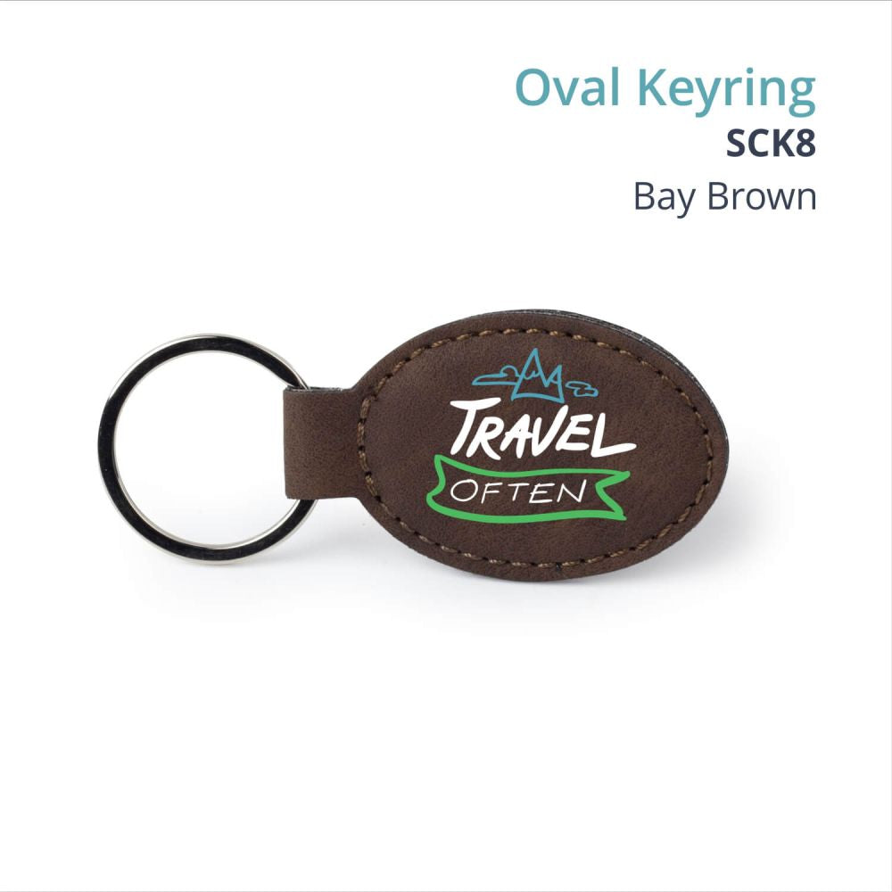 Saddle Gift Collection- OVAL KEYRING