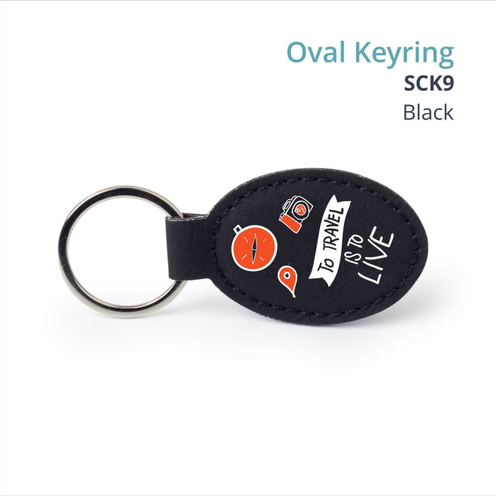 Saddle Gift Collection- OVAL KEYRING