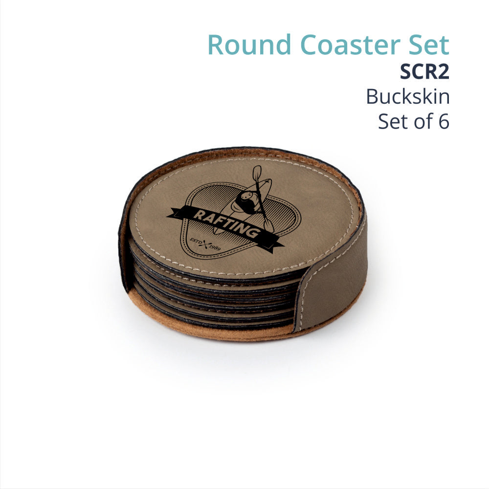 Saddle Gift Collection - ROUND COASTER SET