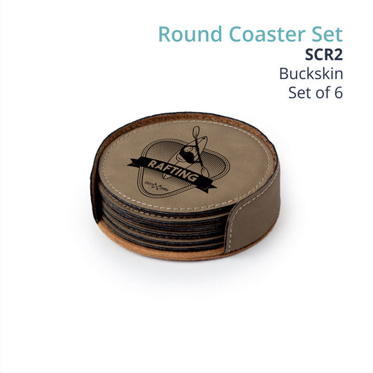 Saddle Gift Collection - ROUND COASTER SET