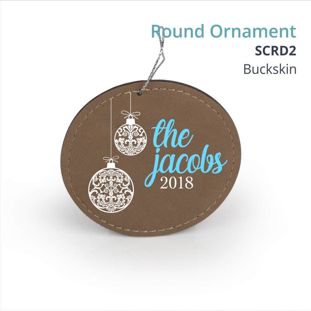 Saddle Gift Collection- ROUND ORNAMENT