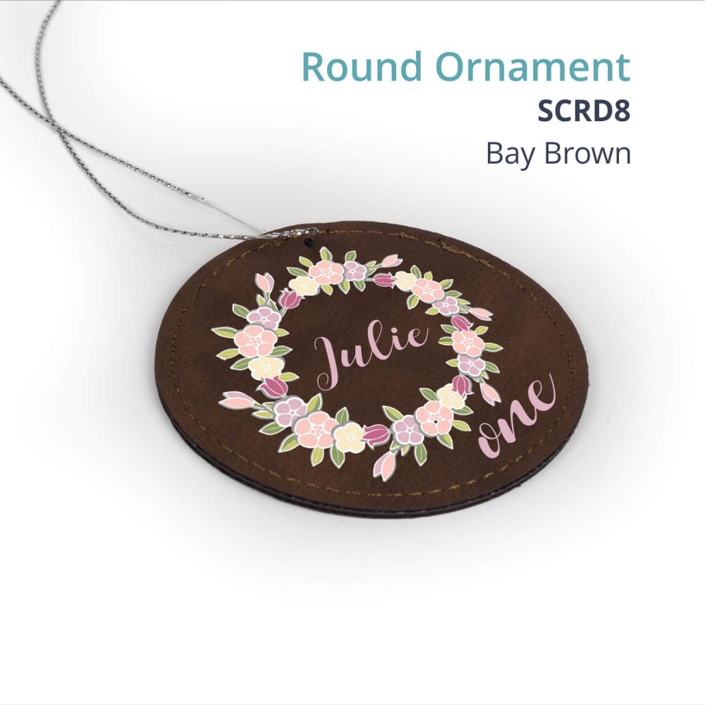 Saddle Gift Collection- ROUND ORNAMENT