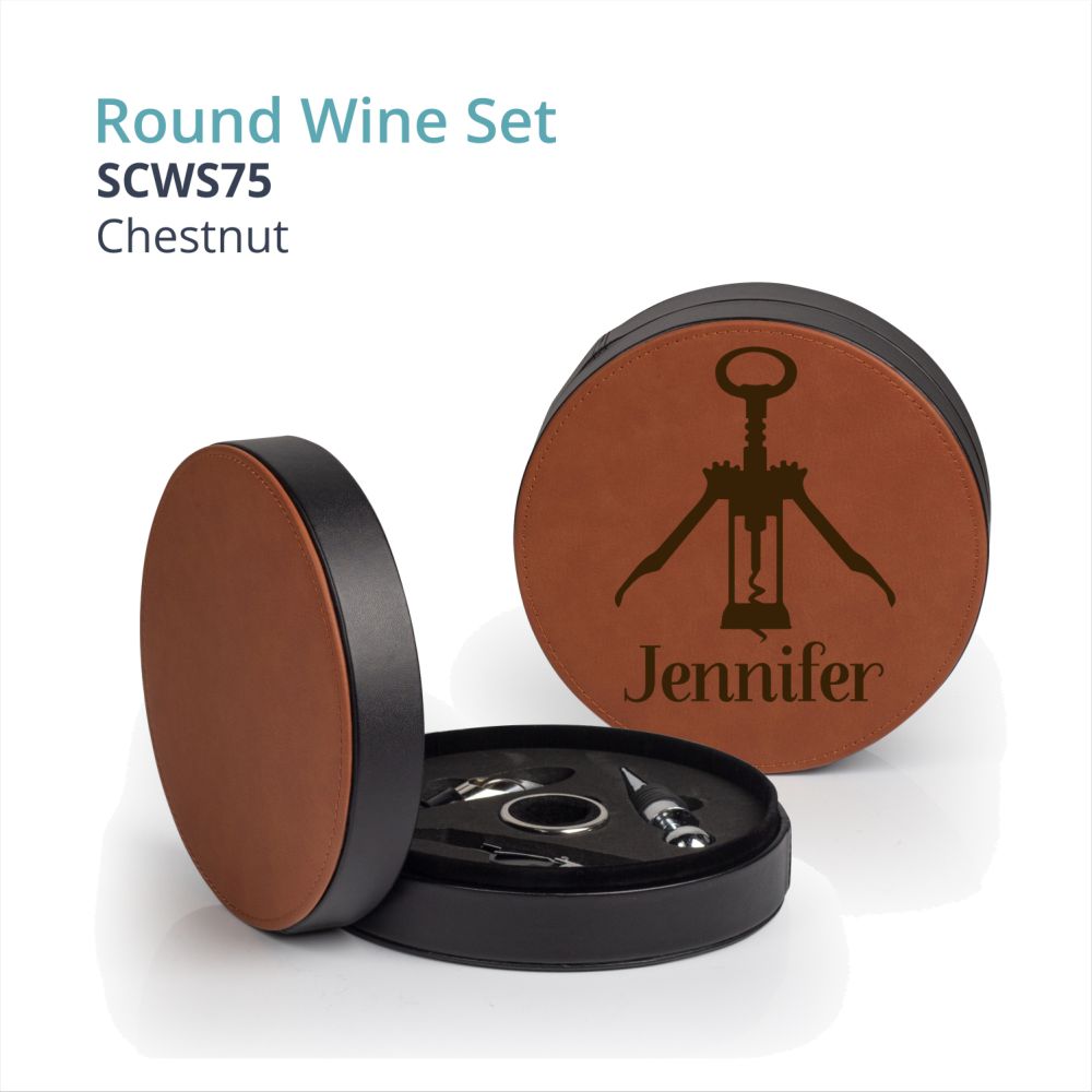 Saddle Gift Collection - ROUND WINE SET