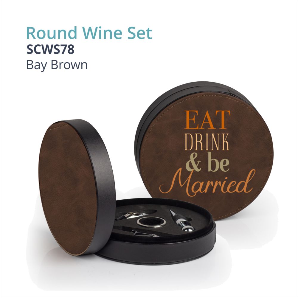 Saddle Gift Collection - ROUND WINE SET